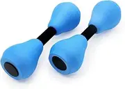 Water Aerobics Dumbbells - Foam Water Exercise Weights, Fitness Equipment | 1 Pair EVA Foam Pool Dumbbells, Foam Water Exercise Hand Bars Set Fitness for resistaance and Weight Training