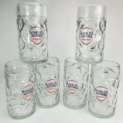 6 NIB Samuel Adams 1L Octoberfest thick dimple mugs/Tankards made in Poland