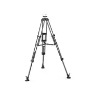Manfrotto Carbon Fiber Twin Leg Video Tripod Legs with Mid Level Spreader (100/75mm Bowl)
