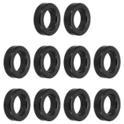 10Pcs Toroid Core, 23x36x13mm Iron Ferrite Chokes Ring Toroidal Transform, Black