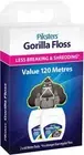 Piksters unbreakable Gorilla Dental Floss 60M 2 Pk + free delivery