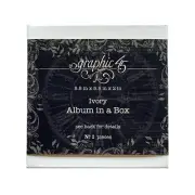 GRAPHIC 45 ~ ALBUM IN A BOX ~ IVORY ~ Graphic 45 Staples