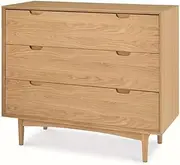 Asta 3 Drawer Chest Scandinavian Design - Natural