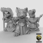 Mousle Necromancers Resin Models for Dungeons & Dragons & Board RPGs