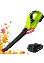 Mueller UltraStorm Cordless Leaf Blower,140 MPH 20V Powerful Motor,Battery+Charg