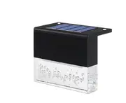 L41 Solar Garden Warm Light Seven Color Lights Waterproof Fence Wall Lamp