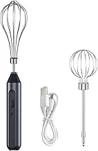 Egg Beater Whisk - Usb Rechargeable Cordless Egg Beaters, Stainless Steel Stirring Whisk | Detachable Hand Mixer for Milkshake, Cream, Sauces, Soup, Eggs, Butter, Home Baking Tool