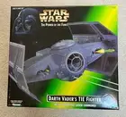 1996 Kenner Star Wars Power of the Force Darth Vader's Tie Fighter w/cannons-NIB