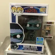Funko Pop Minn-Erva 487 Captain Marvel Bobble Head Convention Exclusive Vinyl