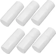 GLEAVI 6pcs Paint Bottle Sponge Small Bottle Refillable Applicator Bottle Hair Bottle Applicator Sub Bottles Hair Oil Applicator Empty Travel Size Bottles Empty Containers White Plastic