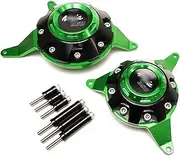 Fairing Guard Motorcycle Engine Guard Slider Crash Protective Cover Accessories for Kawasaki Z650 for Ninja 650 2017-2020 2021 2022 Engine (Color : Green-650)