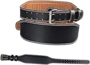 NOLITOY Back Support Belt for Weightlifting Waist Support for Men Protective Lumbar Brace Strap for Squats and Hard Pulls Black