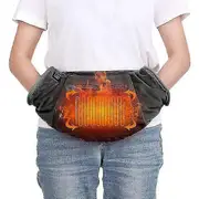 Electric Heated Hand Warmer Muff Cold Weather Thermal Glove Waist Bag For Hunting Skiing Camping Black