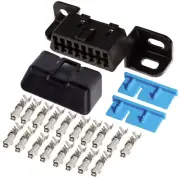 GM OBD 2 DLC Kit 1996-up All Makes Diagnostic Connector w/ Terminals Panel Mount