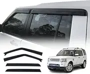 OAD4X4 Weathershields Compatible with Land Rover Discovery 3 4 2004-2016, Weather Shields Window Visors Wind Deflectors Sun Rain Guard 4PCS Set