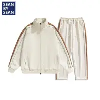 在飛比找蝦皮商城精選優惠-2024高品質🌈SEANBYSEAN麂皮絨棒球服外套男202