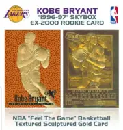 1996-97 KOBE BRYANT Feel The Game NBA SKYBOX EX-2000 ROOKIE 23K GOLD Card