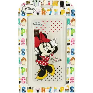 【Disney】HTC Desire 620 彩繪透明保護軟套