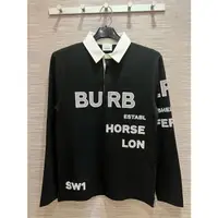 在飛比找蝦皮購物優惠-BURBERRY LOGO POLO衫 長袖