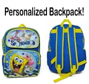 Spongebob Squarepants 12" Toddler School Backpack Book Bag Nickelodeon