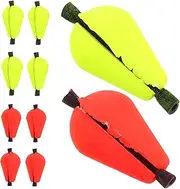 Kisangel Enhanced Stability Fishing Floats Pcs Waterdrop Floats for Freshwater Saltwater Fly Fishing Catfish Gear Fast Stream Indicators