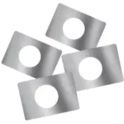 4 Pcs Deadbolt Handles Door Lock Repair Board Striker Plate