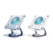 Multifunctional Notebook Stand Adjustable Height and Strong Cooling Fan Function