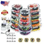 Airtight Glass Meal Prep Containers - 30-Piece Set for Effortless Food Storage