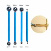 4Pcs Tile Grout Floor Pressure Stick Tools Wall Gap Scraping Double Pressed Ball