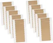 Beaupretty 10Pcs Double Sided Hair Extension Tape Invisible Replacement Adhesive Strips for Wigs and Hairpieces Light Brown Strong Hold Durable for Toupee and Lace