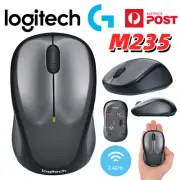 LOGITECH Wireless Mouse M235 Bluetooth Mice Optical Slim 2.4GHz USB PC Laptop AU