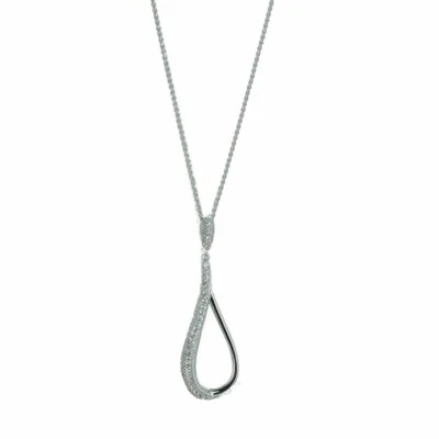 Esprit Collection Women Necklace Collier Silver Zirconia ELNL92948A800