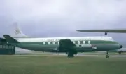 Iraqi Airways Vickers Viscount YI-ACM postcard
