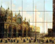 Art Italy St. Mark Basilica Venice Ceramic Mural Backsplash Bath Tile #2131