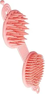 IWOWHERO Silicone Scalp Massage Brush Soft Dual Sided Hair Scrubber for Adults Shampoo Applicator for Relaxing Scalp Massage Hair Washing Tool Comfortable Design