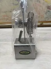 Jameson Irish Whiskey Chrome Steel Bar Tools Set ~ 3 piece with Stand Bartender