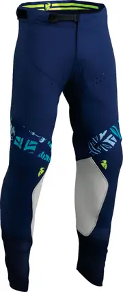 Thor Prime Aloha, textile pants , color: Dark Blue/Light Blue/Neon-Green , size: 31