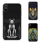 Anti scratch Cover Anubis Egyptian deity For iPhone XS 11 12 13 14 15 16 Pro Max