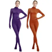 Invisible Morph Zentai Suit Men's Women's Spandex Open Face Costume Cosplay