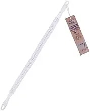White Magic Nook & Cranny Washing Brush - 63cm, Made in USA, Versatile Cleaning for Hard-to-Reach Areas, Ergonomic Dual-Hand Grip, Durable, Firm Yet Gentle Bristles, Dishwasher Safe
