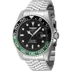 Invicta 48387 Men's Pro Diver Black Dial Silver Bracelet Watch