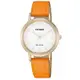 CITIZEN 星辰錶 EM0577-28A LADY'S系列 高雅時尚光動能女錶 /母親節推薦款 /橘色錶帶 30mm