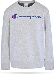 [Champion] Unisex Heritage Kids Fleece Script Pullover Sweatshirt