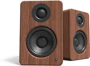 Kanto YU2WALNUT Powered Desktop Speakers - 100 Watts - Amplifier (Walnut)