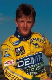 Allan McNish was recruited by Benetton to test their Formula One car Old Photo
