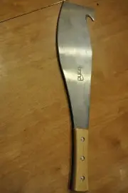 Bond Knife, Corn Knife, Wood, Tempered Steel