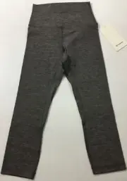 Lululemon Women's Align Crop 21” LW6BJHS HBLK Heather Gray Size 12