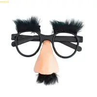 在飛比找蝦皮購物優惠-Weroyal 有趣的偽裝眼鏡站在大鼻子眉毛設計,適合萬聖節