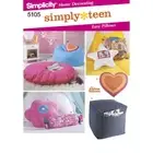 Simplicity Sewing Pattern 5105 Teen Room Accessories Floor Pillow Bean Bag Chair