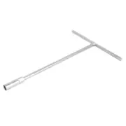 10mm Hex Socket T Shaped Handle Hand Tool Metal Wrench Spanner Silver Tone